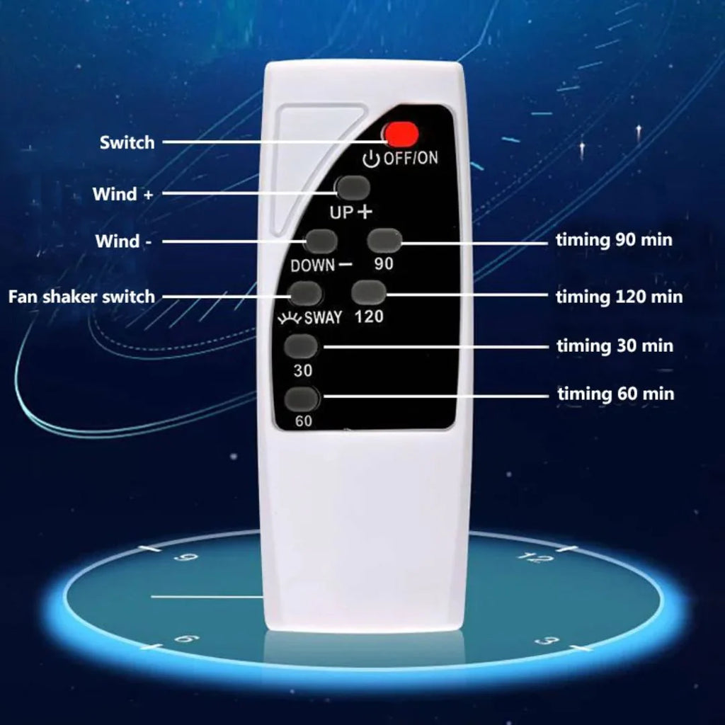 Ventilateur Sans Pales Avec Télécommande Et Purification D'Air